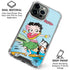 Betty Boop Surfing iPhone 16 Pro Clear Case
